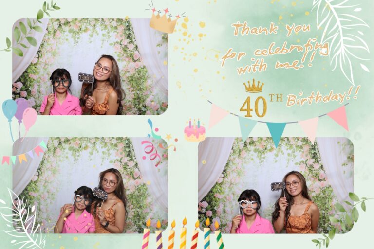 Photobooth 40 verjaardag