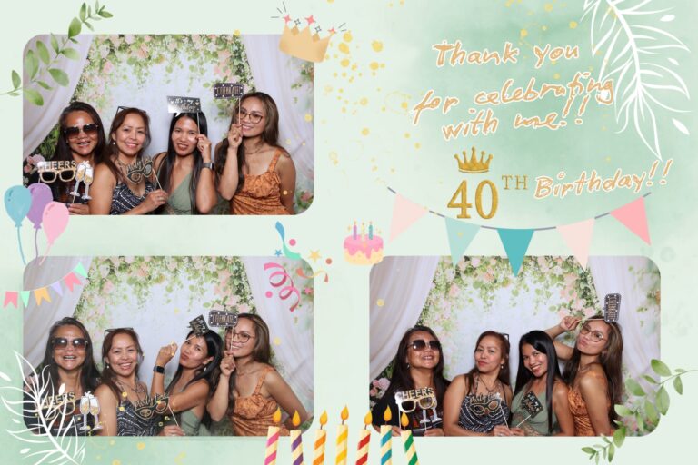 Photobooth 40 verjaardag